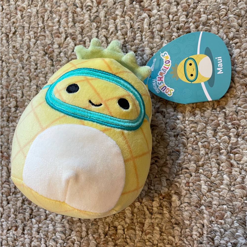 5” Maui Pineapple Squishmallow Summer Edition NWT